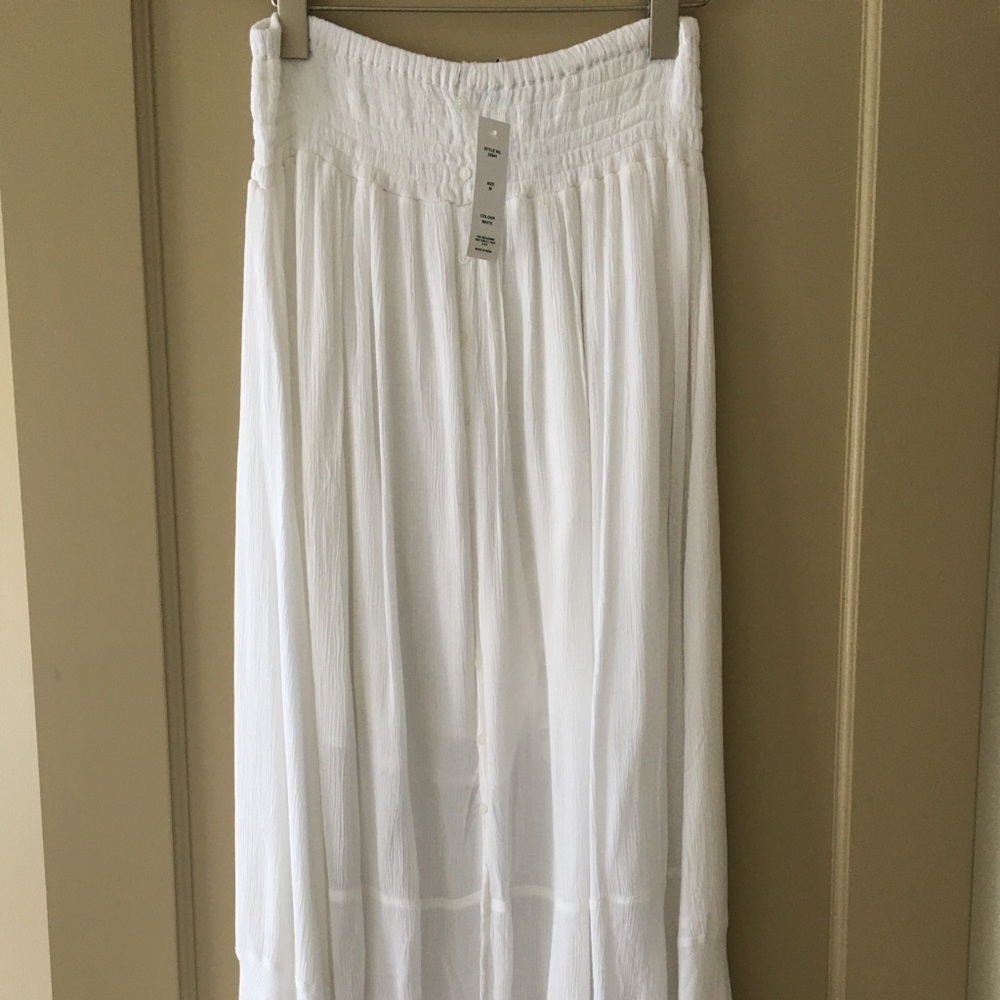 White skirt